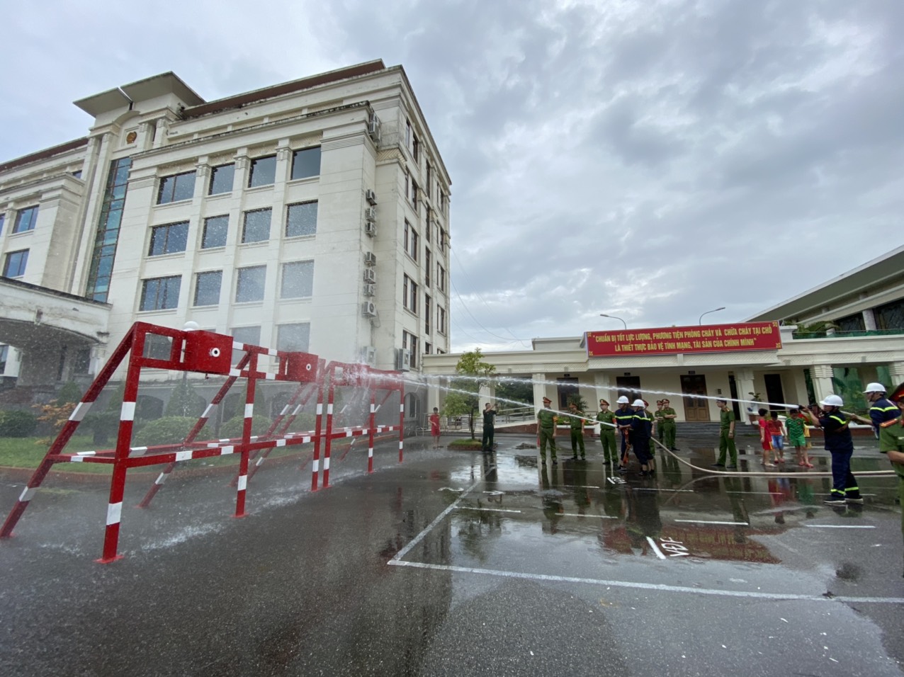 Cụm doanh nghiệp an toàn PCCC khu vực đường 356 Hải An: Hội thao kỹ thuật chữa cháy năm 2020